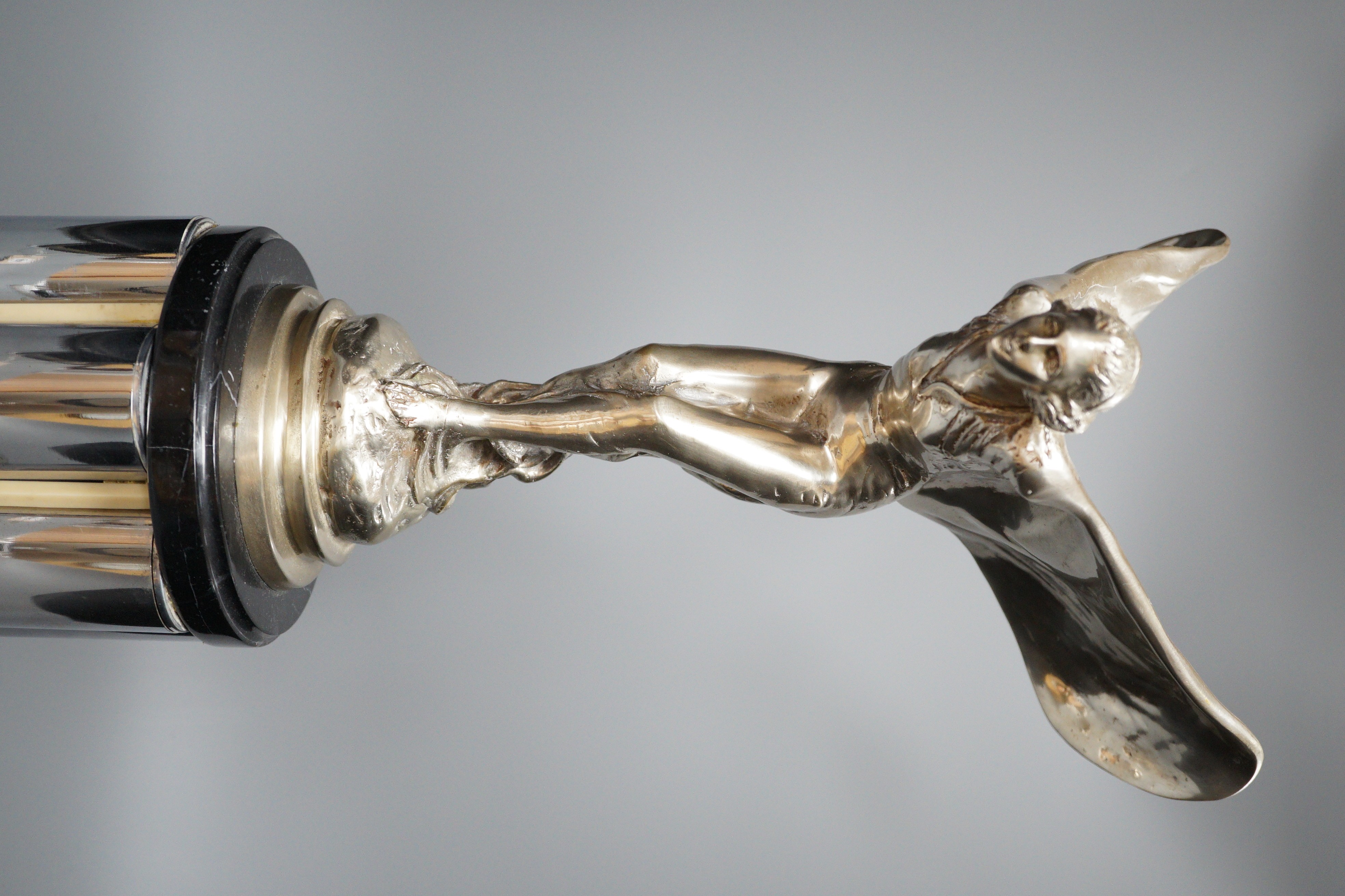 A large Spirit of Ecstasy centrepiece, 56cm